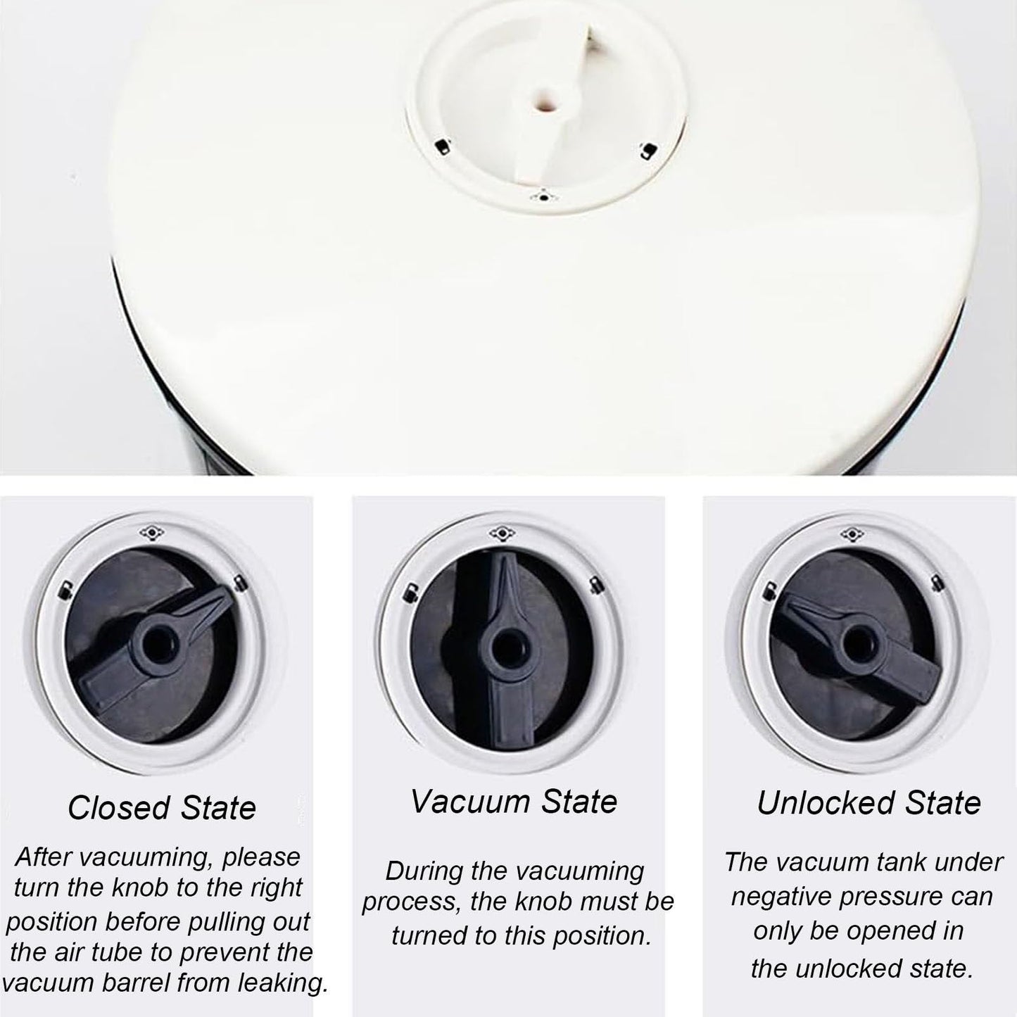 TREEYX Automatic Vacuum Tumbler Marinating Machine, Electric Vacuum Food Tumbling Machine Multi-Marinator, Commercial Vacuum Tumbler Marinating Machine for Meat & Vegetable