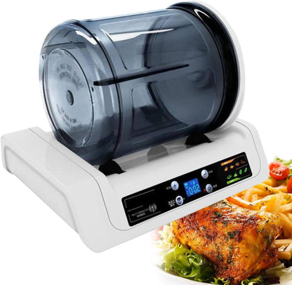 Tumbler-Marinator,Electric Commercial Vacuum Tumbler Marinating Machine,Electric Meat Tumbler Marinator,15 Minute Vacuum Tumbler,5L Pickling Barrel