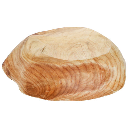 ZENFUN Wood Root Dish Bowl, Natural Wooden Bowl, Handmade Serving Bowls for Candy, Bread, Snacks, Serving Appetizer Display, 9.8''-11.4'' Diameter