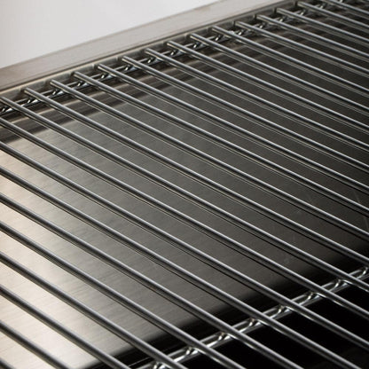 Ash & Ember 13W Stainless Steel Rotisserie Grill, Rated 85 LB for Medium Game, 4 RPM Rotation Speed, Outdoor Grill with Dual Prong Spit Rod, Single Leg Bracket, and Spine Fork