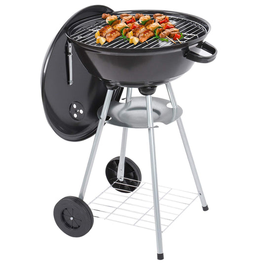 Charcoal Grill 18 inch Barbecue Grill for Outdoor Courtyard Picnic Camping Tailgating BBQ Kettle