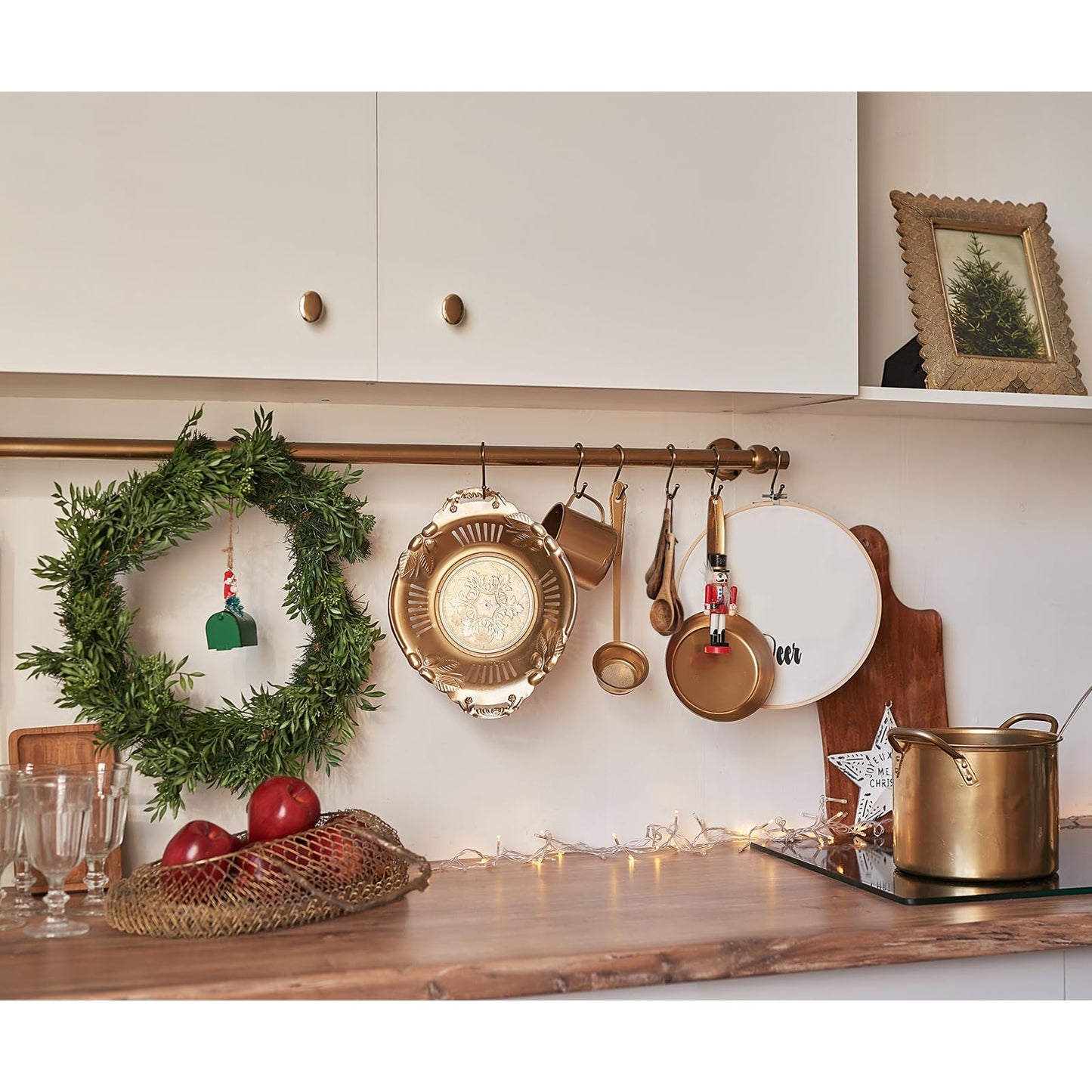 6pcs Measuring Spoons Set, Natural Acacia Wooden Measuring Spoons Includes 1/8 tsp, 1/4 tsp, 1/2 tsp, 1 tsp, 1/2 tbsp & 1 tbsp, Cute Teaspoon Tablespoon for Measuring Dry Ingredients