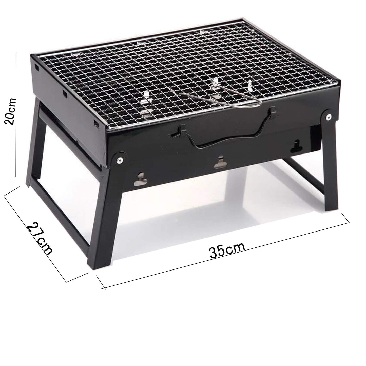 Portable-Charcoal-Grills Outdoor-BBQ-Grill Folding-Camping-Campfire-Grill Quick-Barbecue-Grill - Compact-Backpacking-Firepit-Grills for Outdoor Grilling Cooking Picnics