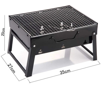 Portable-Charcoal-Grills Outdoor-BBQ-Grill Folding-Camping-Campfire-Grill Quick-Barbecue-Grill - Compact-Backpacking-Firepit-Grills for Outdoor Grilling Cooking Picnics