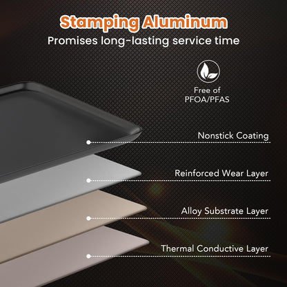 COSTWAY 35” Electric Griddle, Extra Large Teppanyaki Grill with Adjustable Temperature, Nonstick Surface, Insulated Handles & Drip Tray, Indoor Outdoor Tabletop BBQ Grill for Party, Camping & RV (35”)