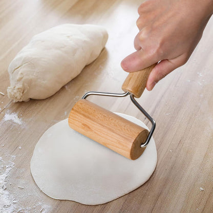 Dmikcav Rolling Pin, Wooden Rolling Pins For Baking, Pizza Dough Roller, Not Easy To Crack, Non-Stick Wood Pastry Roller, Essential Kitchen Utensils.