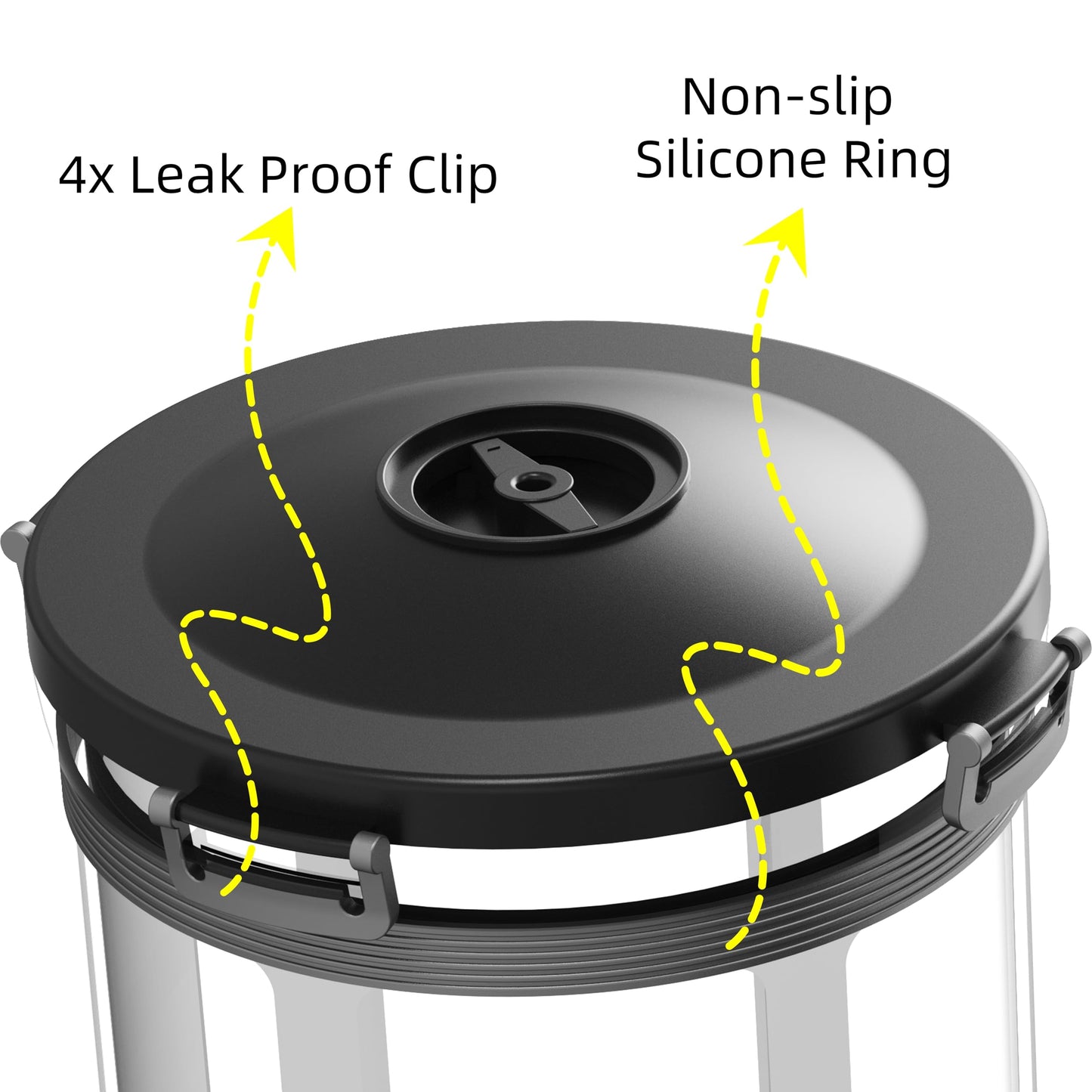 15 Minute Vacuum Tumbler Marinator for Meat Vegetable with Leak Proof Clip and Free Meat Tenderizer