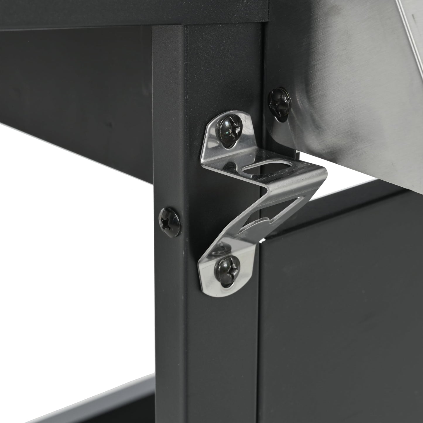 3 Burner BBQ Propane Gas Grill, Freestanding Grill Cart with Wheels, Stainless Steel Heavy-Duty Cabinet Style, Outdoor BBQ Grill for Garden Backyard Cooking Barbecue