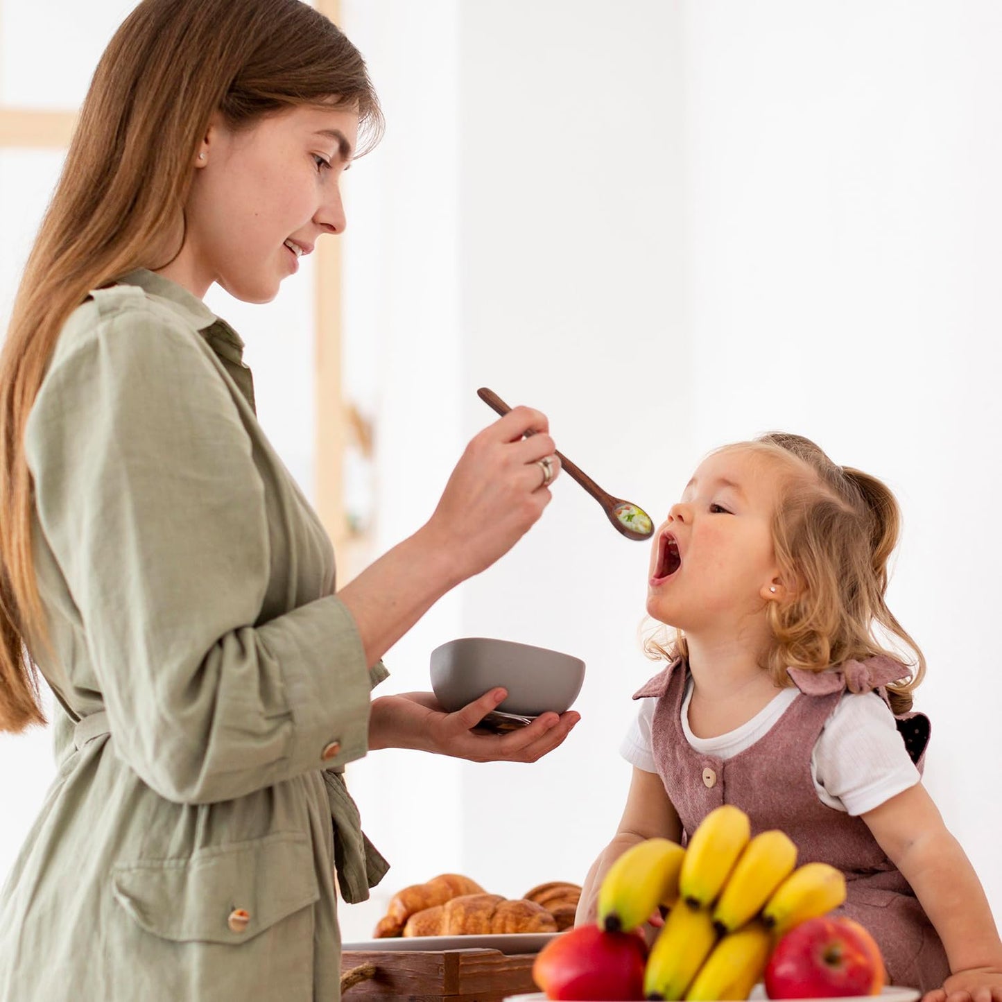 6pcs Small Wooden Spoons, 6.7 Inch Smooth Honey Spoon Mini Wood Teaspoon Dessert Table Spoons Sets for Cooking Serving Eating Stirring Coffee Tea Honey Sugar Soup Jar Condiment Kitchen Utensils