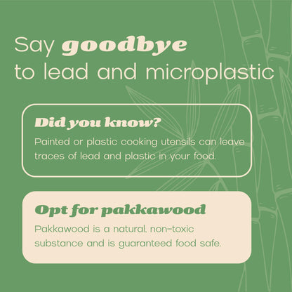 Island Bamboo 12 Inch Pakkawood Spoon - Island Bamboo Pakkawood Utensils, Colorful Wooden Spoons, Utensils for Cooking, Mixing, & Measuring, Serve Pasta & Salad with Pakka Wood Kitchen Utensils