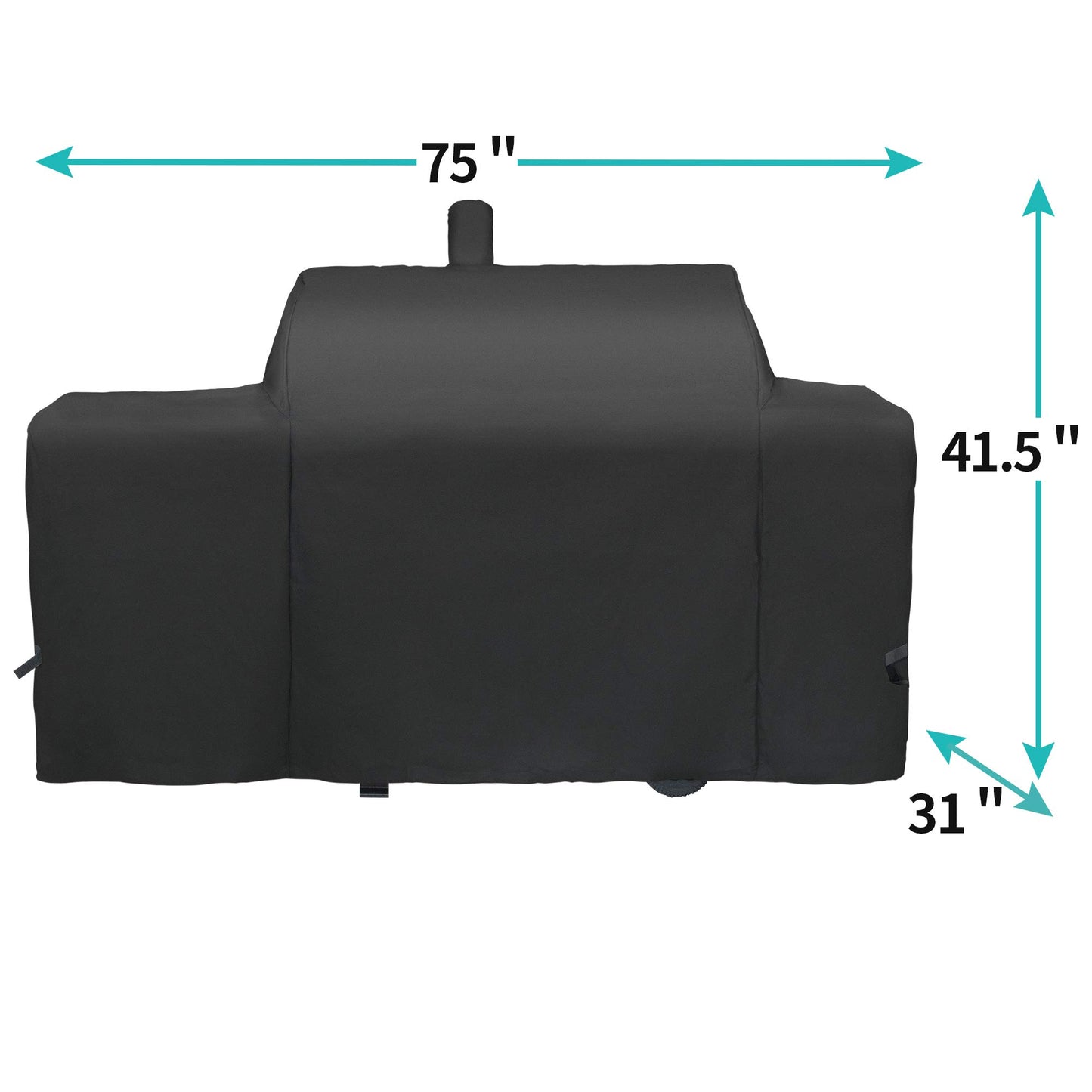 i COVER Grill Cover for Oklahoma Joe's Longhorn Combo Charcoal Gas Smokers & Grills Protection Heavy Duty Waterproof Patio Outdoor Canvas Barbeque BBQ Smoker Covers