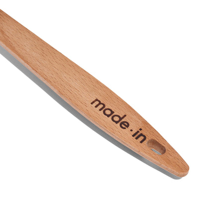 Made In Cookware - Wooden Spoon - Handcrafted for Thorough Mixing and Gentle Cookware Care - Crafted in Hungary