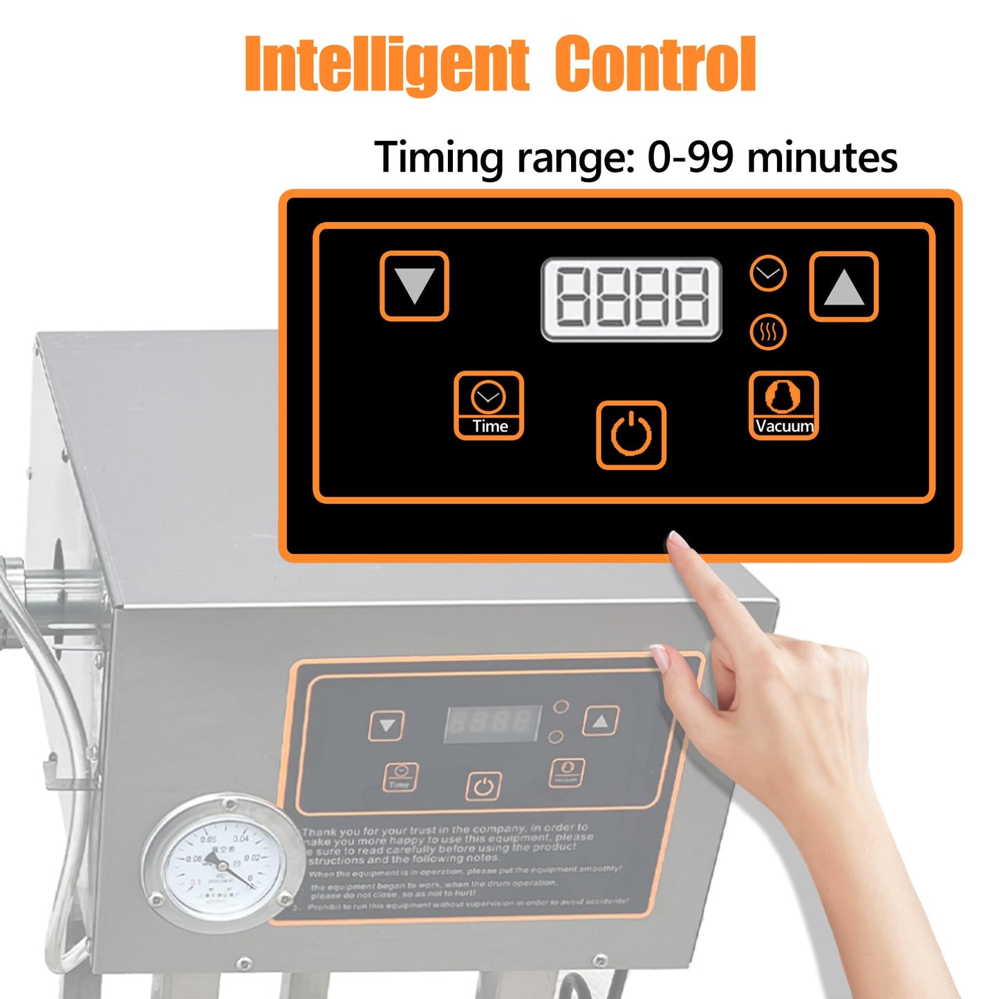 TECHTONGDA Meat Tumbler Marinator 42L Vegetable Tumbler Marinating Machine, Food Vacuum Curing Machine with Timing Controlled, Bidirectional Rotation, Fast Marination for Professional Kitchens