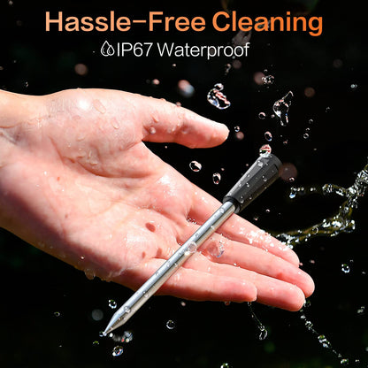 Meat Thermometer Digital Wireless for Grilling and Smoking, Grill Thermometer Smart with 230 Ft Range for Cooking, BBQ, Oven, Smoker, Air Fryer, Stove, Rotisserie, Sous Vide at Home Kitchen Outdoor