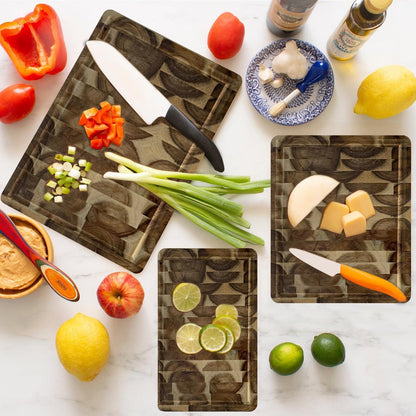KOLWOVEN Acacia Wood Cutting Boards Set of 3 for Kitchen 1 Inch Thick - Large Wooden Cutting Boards for Chopping Meat, Cheese, Fruits, and Vegetables (17x12, 12x10, 12x7 inch)