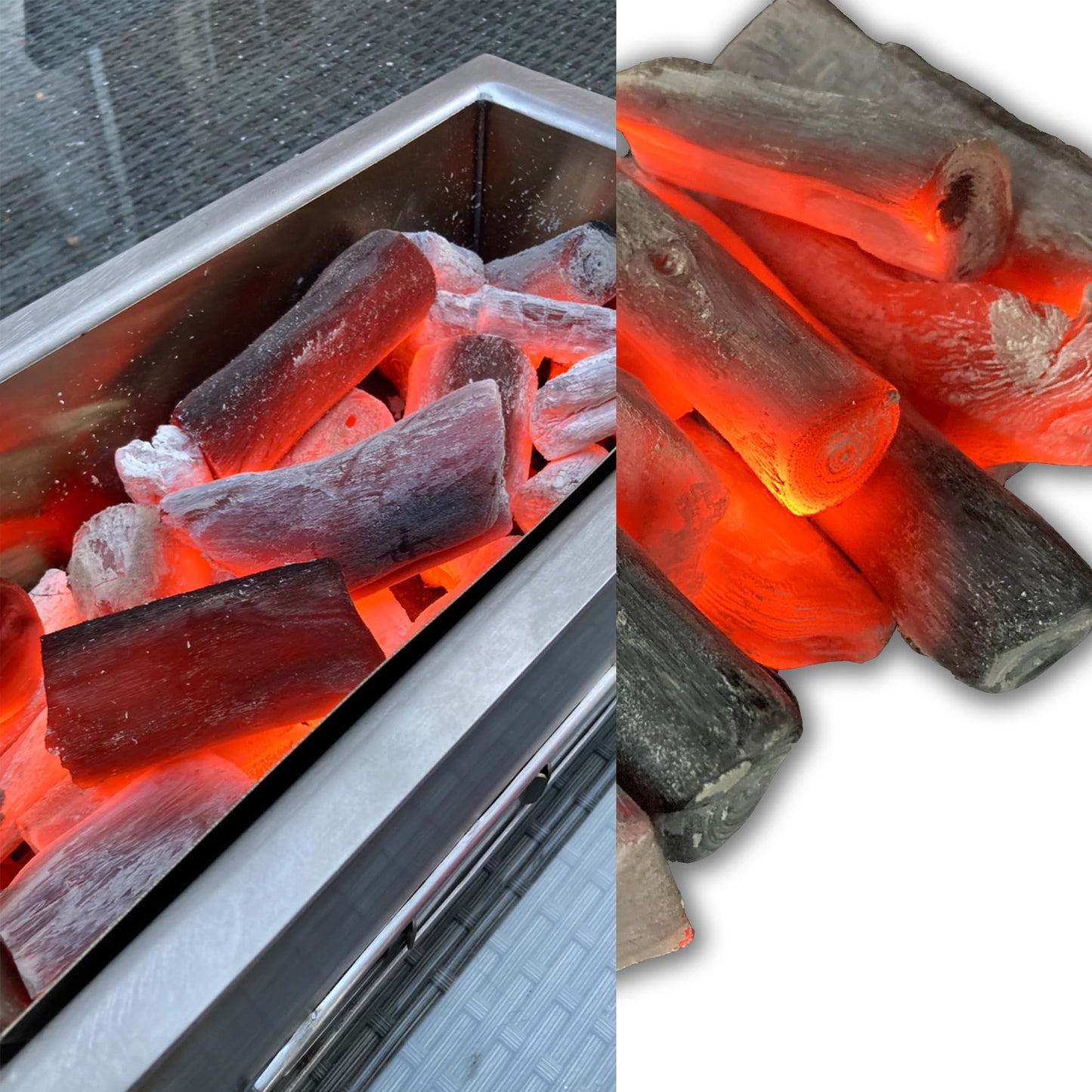 The Bincho Grill Binchotan Charcoal for Japanese BBQ 11lbs. Premium Hardwood High-Grade for Yakitori (11.00, Pounds)