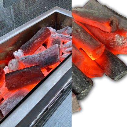 The Bincho Grill Binchotan Charcoal for Japanese BBQ 11lbs. Premium Hardwood High-Grade for Yakitori (11.00, Pounds)