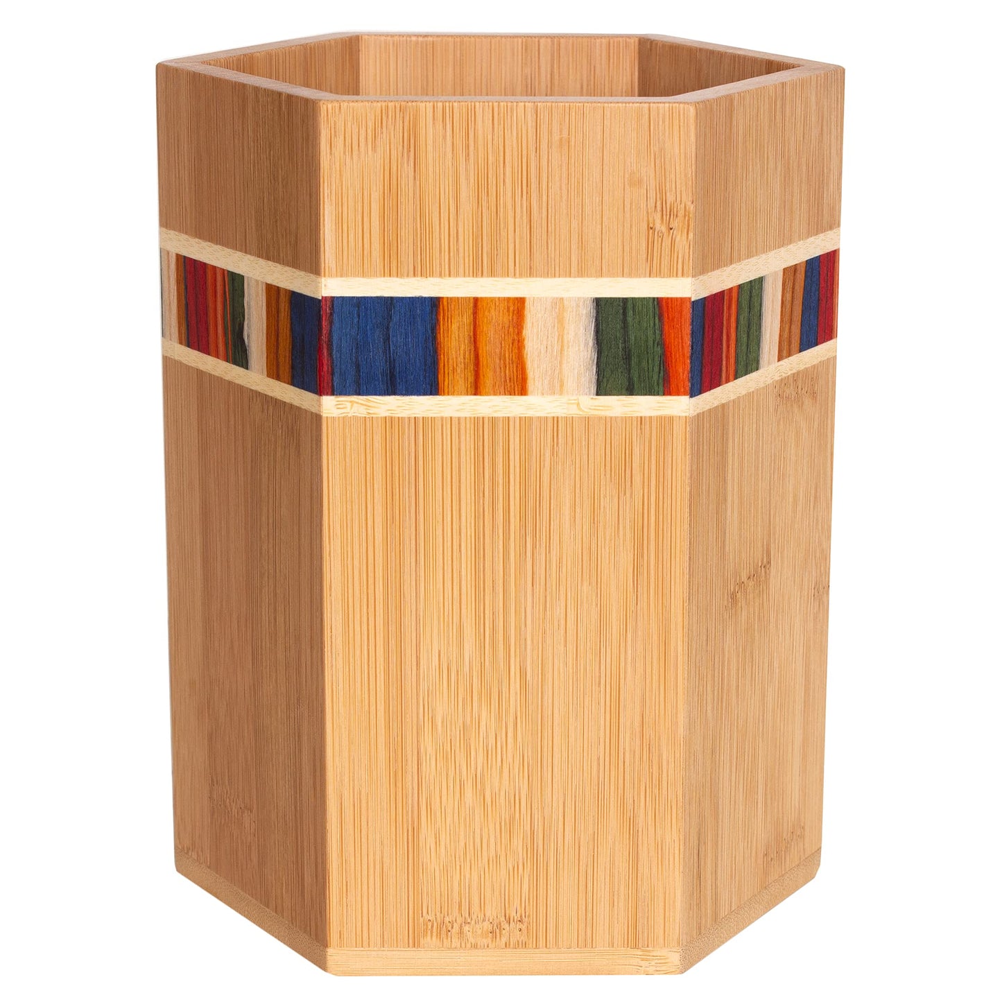 Totally Bamboo Baltique Marrakesh Collection Kitchen Utensil Holder, Large Cooking Utensil Crock for Countertop