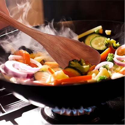 Wooden Cooking Utensils Set,Wooden Spoons for Cooking,16-Piece Wooden Cookware Set Suitable for Non-Stick Cookware and Pans, Natural Wood Material, Lightweight and Durable