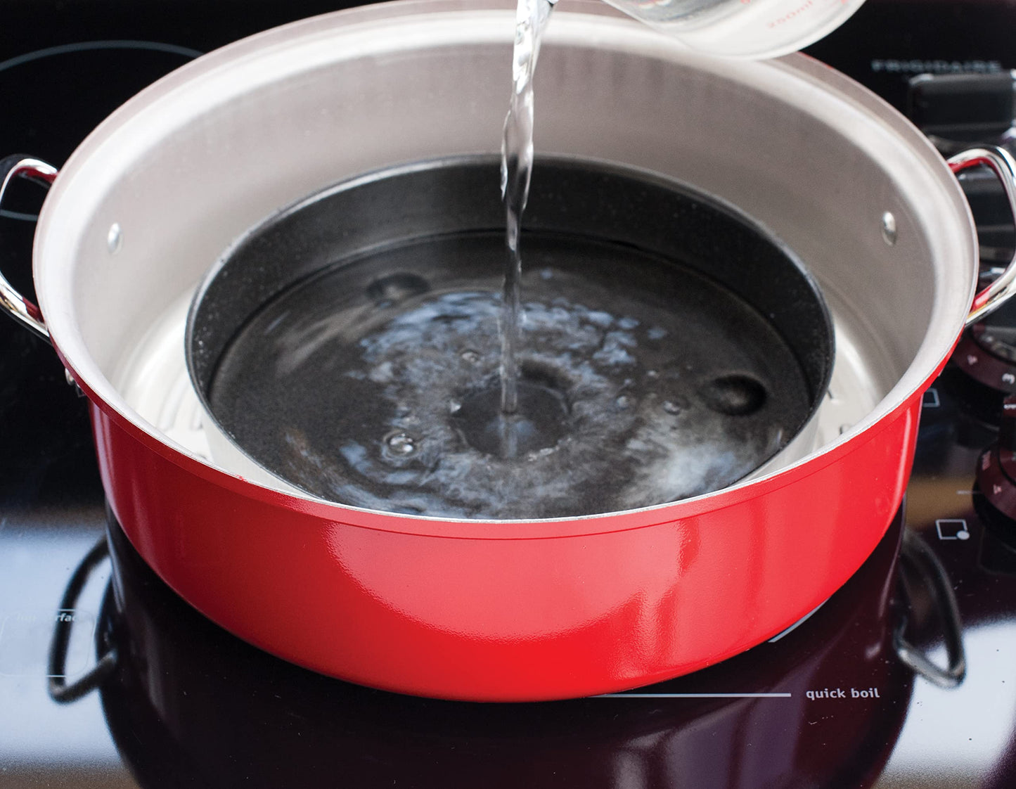 Nordic Ware Stovetop Kettle Smoker, Full Size, Red