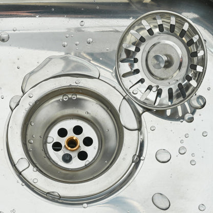 RUNNA Outdoor Kitchen Island with Sink, Metal Grill Cart Table with 304 Stainless Steel Sink, Outdoor Bar Cart Sink Station with 4 Lockable Wheels for Pizza Prep & BBQ, L 55.5" x W 20" H 36.7"