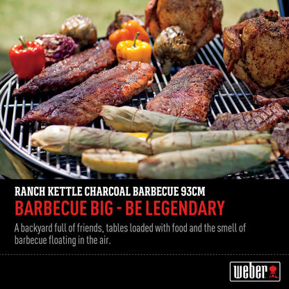 Weber The Ranch Charcoal Kettle Grill