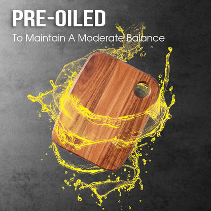 Wood Cutting Boards for Kitchen,JAMES.F Acacia Wooden Heavy Duty Cutting Board, Chopping Serving Boards with Hanging Hole for Meat Bread or Vegetables