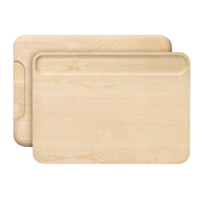 Caraway Cutting Board - Large (17 x 12”) - Double Sided Wood Cutting Board - Made From FSC-Certified Birch Wood - Food-Safe Mineral Oil & Wax Finish