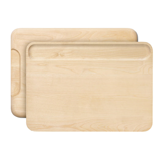 Caraway Cutting Board - Large (17 x 12”) - Double Sided Wood Cutting Board - Made From FSC-Certified Birch Wood - Food-Safe Mineral Oil & Wax Finish