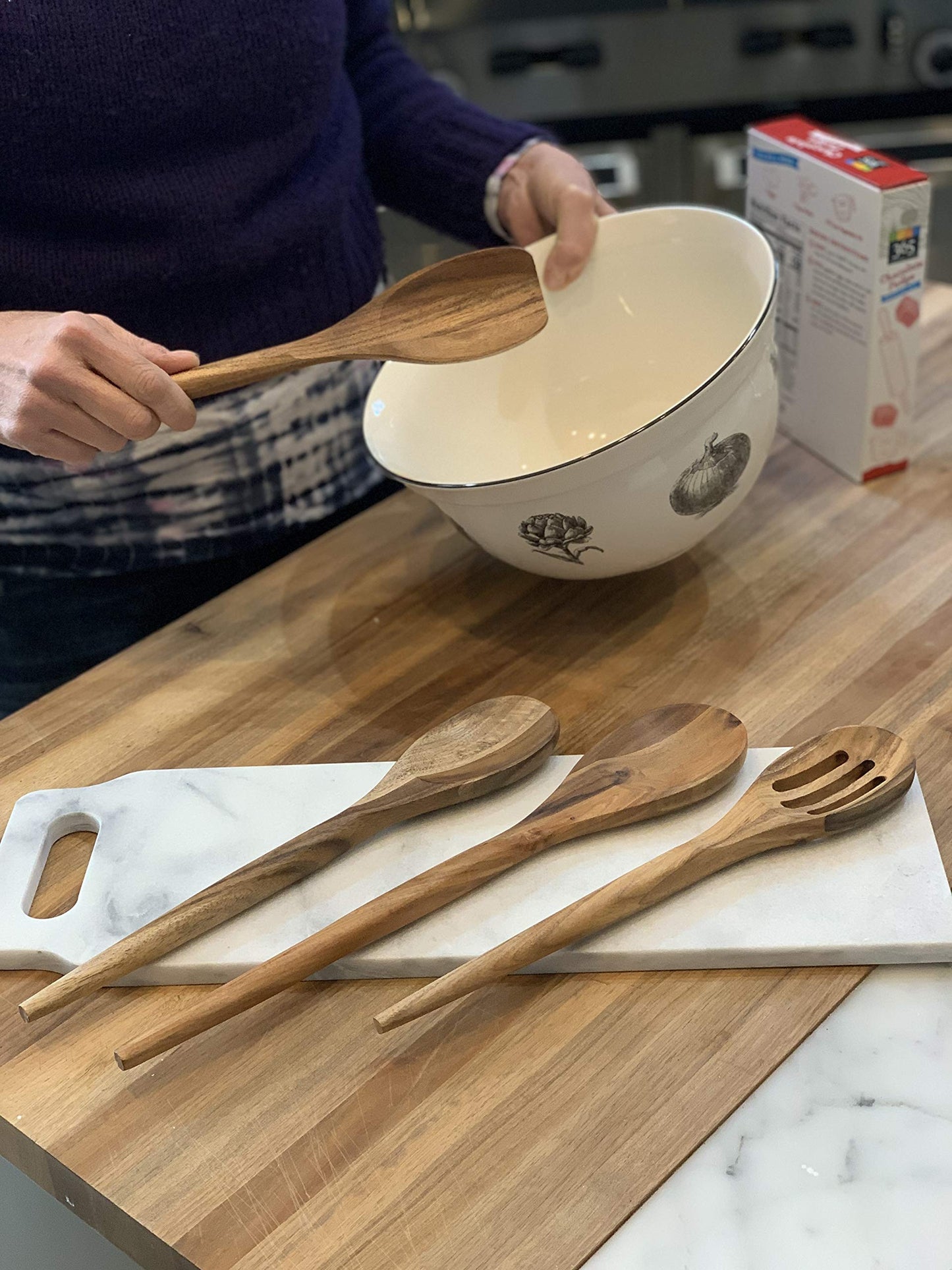 Ironwood Gourmet Acacia Wood Wooden Spoon, 12"