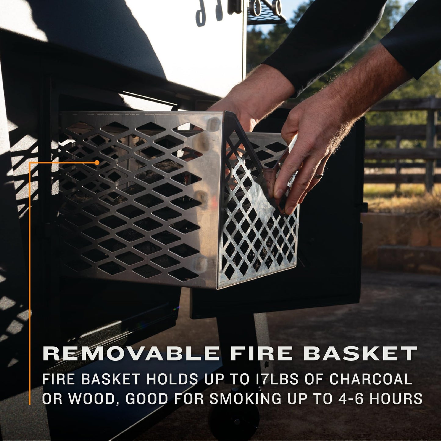 Oklahoma Joe's® Marshal Centerbox™ Smoker, Black Steel - 23202164