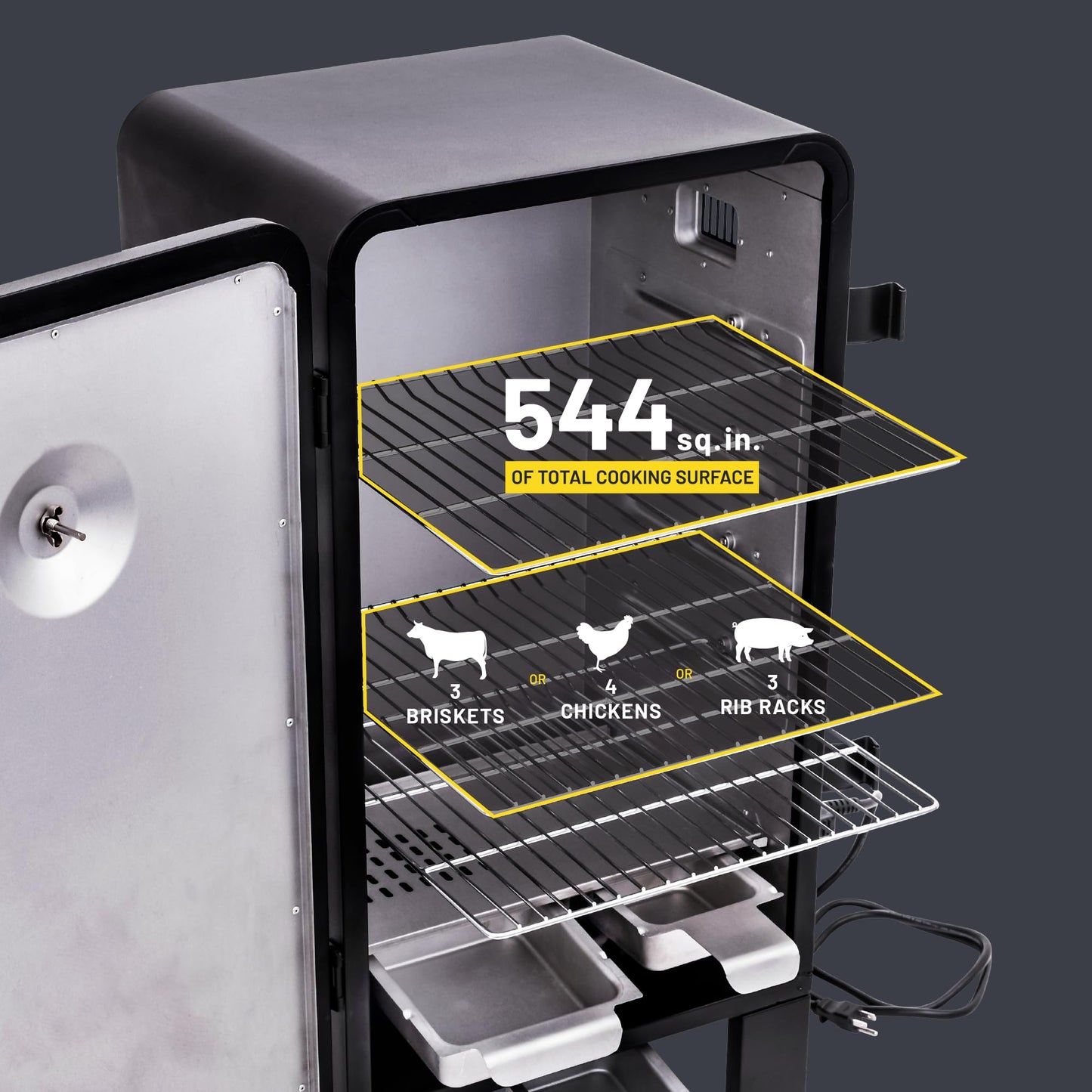 Char-Broil® Analog Electric Smoker, Black - 18202077