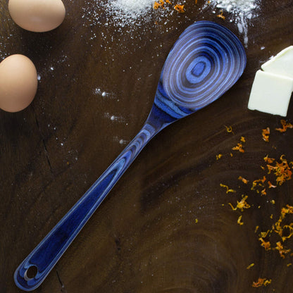 Totally Bamboo Baltique Malta Collection 12-1/2" Wooden Cooking Spoon, Safe for Nonstick
