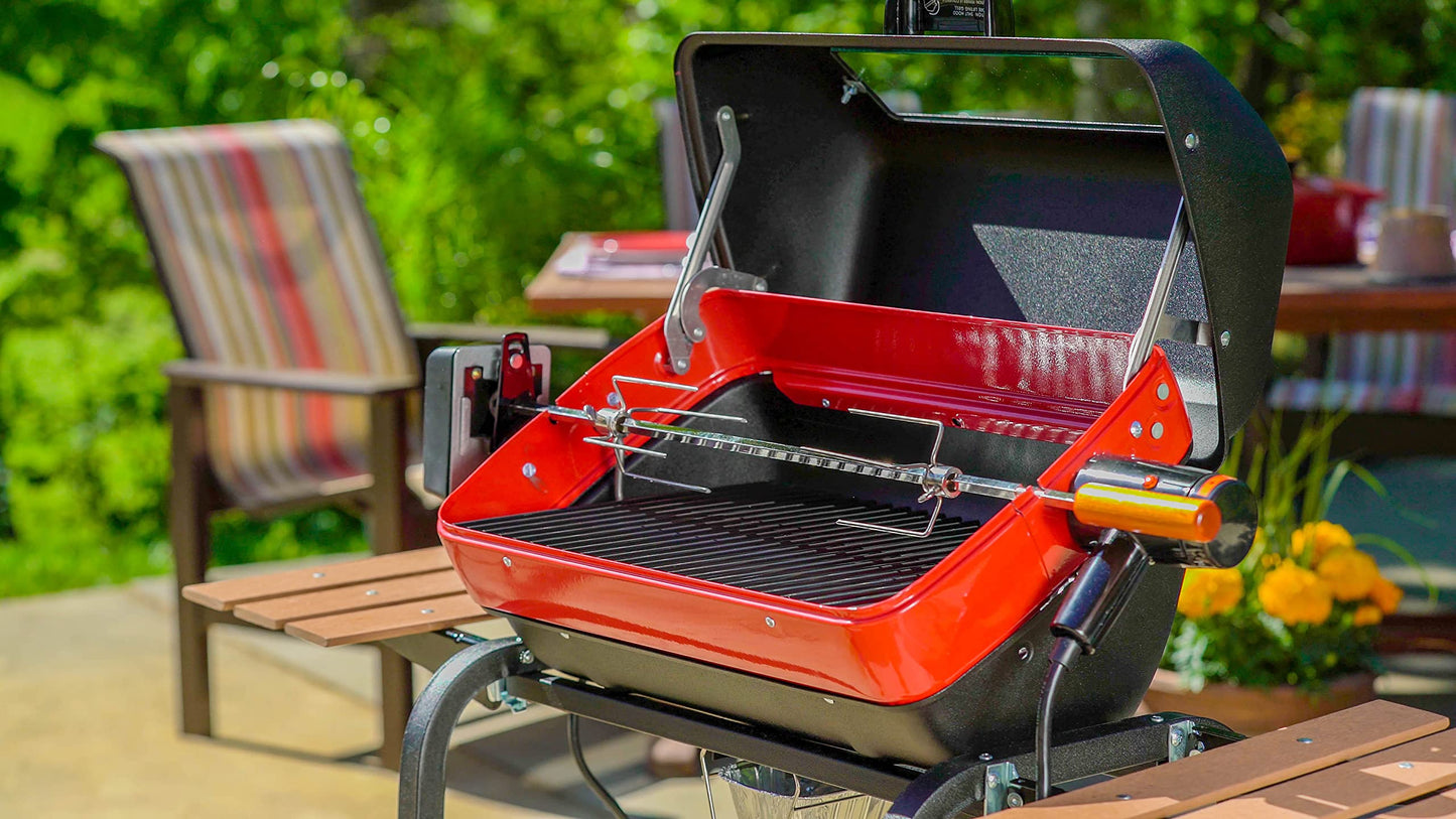 Americana Rotisserie Electric Grill with Shelf