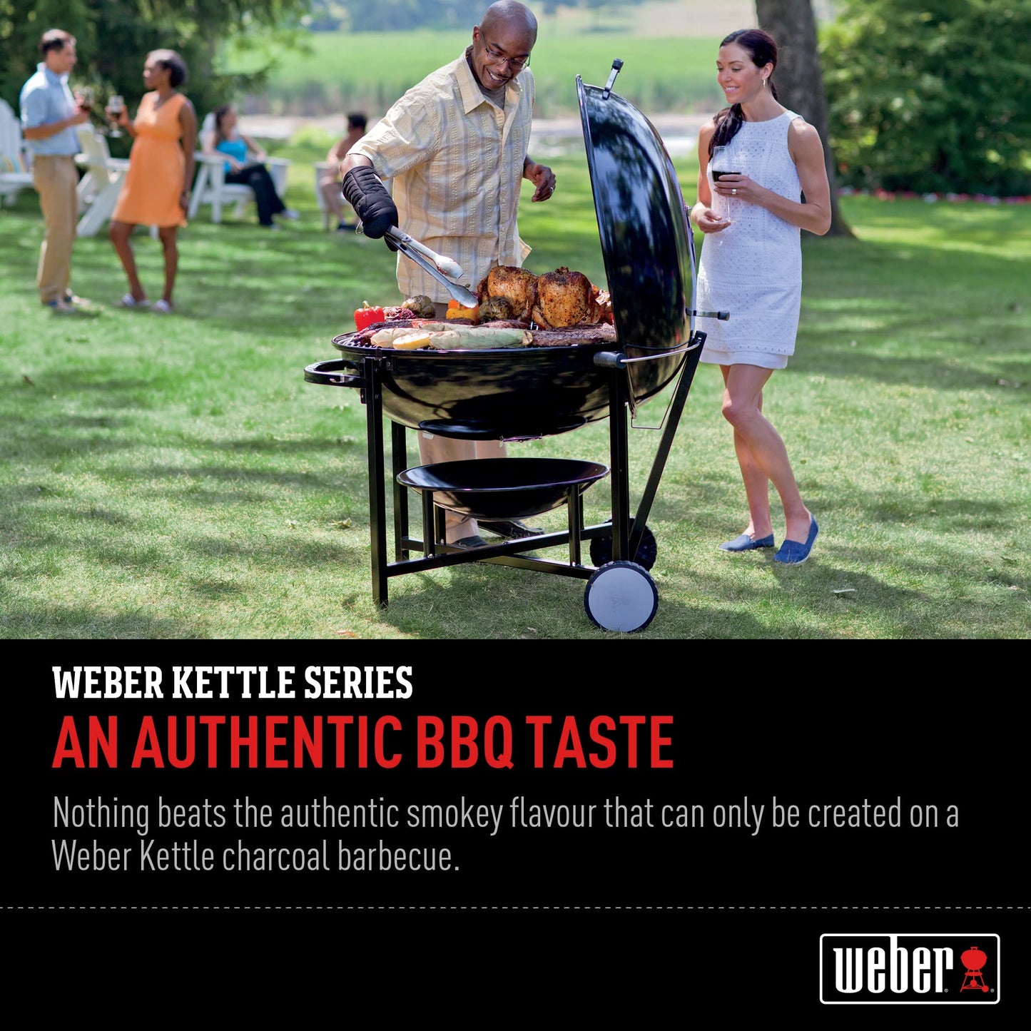 Weber The Ranch Charcoal Kettle Grill