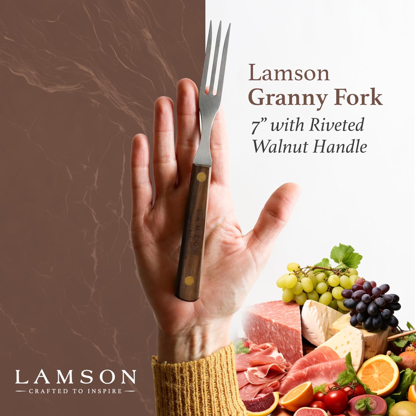 Lamson 7" Granny Fork with 3-Tines