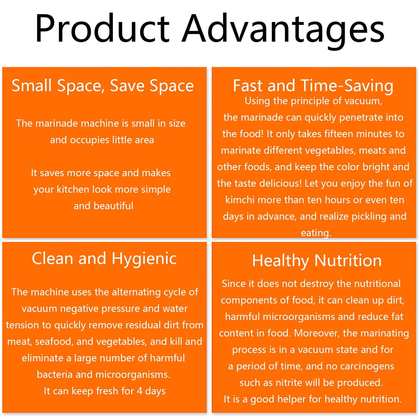 GESAIDES Vacuum Tumbler Marinator, 5L Meat Tumbler Marinating Machine, Rapid Marination Catering Food Processing for Chicken Steak Burger Shop