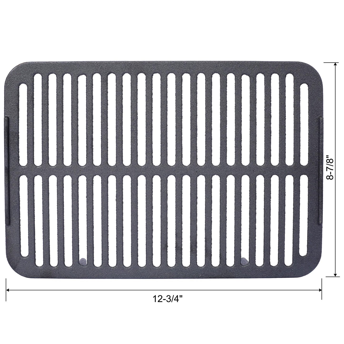 16" Rectangular Cast Iron Hibachi Grill, Portable Charcoal Grill With Vent Removable Grate, Yakitori Grills for Outdoor Camping Cooking, Enameled (Rectangular)