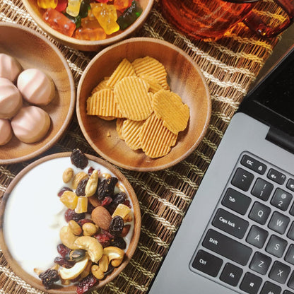 muso wood Wooden Dipping Bowls, 4 Pack Sauce Bowls, 2.5 oz Sauce Dish, Acacia Wood Sauce Bowls for Ketchup, Barbecue Sauce, Dressings, Appetizers