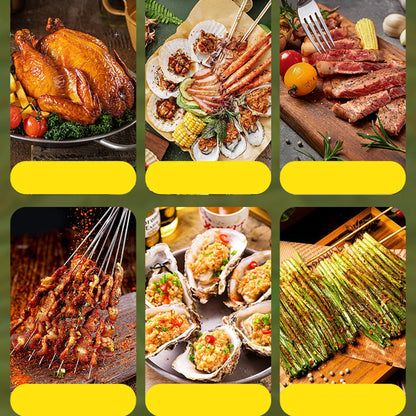 Barrel Grill - Portable Camping BBQ Smoker Grill | Lightweight Ventilated Barrel Style Barbecue for Outdoor Cooking on Porch, Balcony, Backyard, Patio, Home Garden, and Picnic Events