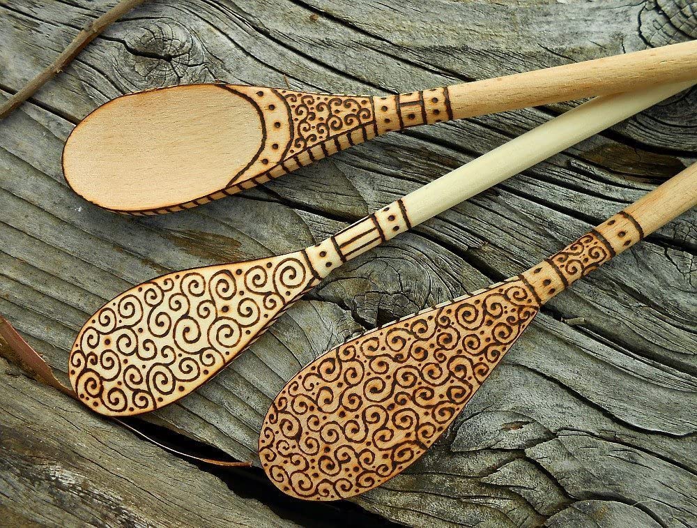 Kitchen Wooden Spoons Mixing Baking Serving Utensils Puppets 12 In - 12 Pack