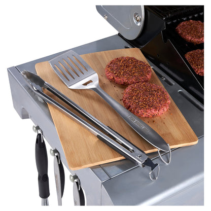 Pork Barrel BBQ Tool Set Grill Kit - Premium Stainless Steel BBQ Grill Accessories, Grilling Tools & BBQ Accessories for Outdoor Grill - Perfect BBQ Tools and Grilling Gifts for Men