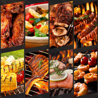 Japanese Style Grill Portable Japanese Barbecue Aluminum Alloy Hibachi Grill Charcoal Stove Yakitori Household Charcoal with Wire Mesh Wooden Base