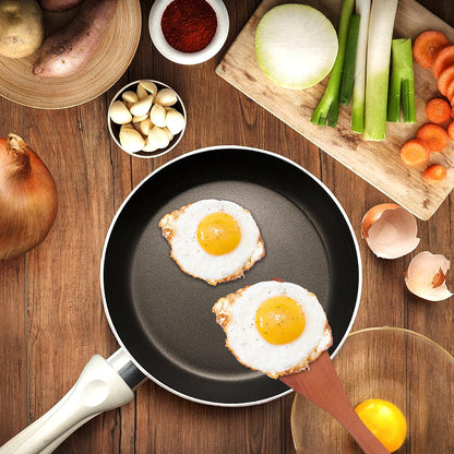 HAOIOKSC 2 Pcs Solid Wood Spatula Set for Nonstick Pans, 12-inch Ergonomic Kitchen Tool with Curved Edge, Handcrafted Utensil for Flipping Eggs Fish Pancakes, Natural Cooking Gift