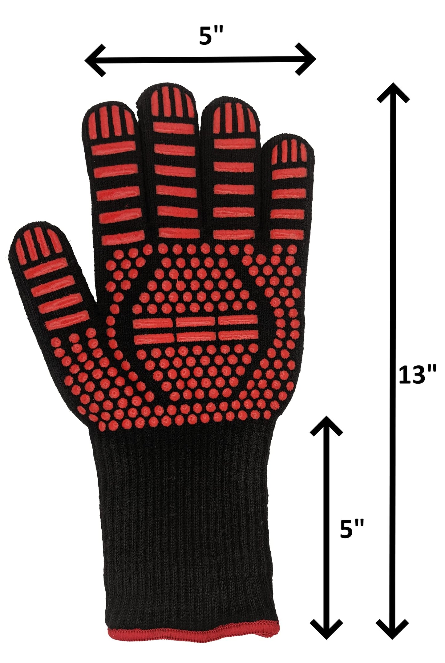 BBQ Smoker Grill Professional Meat Injector Syringe Kit for Smoking with Case, Heat Resistant Non Slip Gloves and Silicone Mop Brush for Turkey Marinade Injection