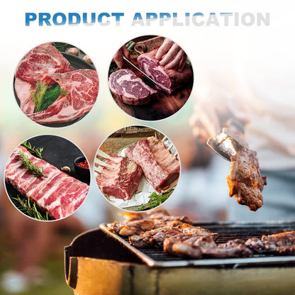 Electric Meat Injector Gun Pump with Hose, 50W Automatic Marinade Injector Syringe Kit for BBQ, Turkey Pork Beef, 10 Stainless Steel Needles for Home Kitchen & Outdoor Grilling