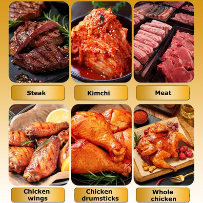 HayWHNKN Vacuum Tumbler Marinator Meat Vegetable Marinating Machine 45L Food Vacuum Marinator Fast Marination Process 110V Meat Pickle Machine 360° Rotation with Timer For Chicken Steak Burger Shop