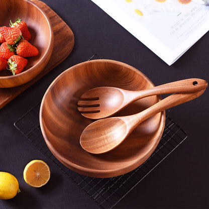 Wooden Spoons for Cooking,GUDAMAYE 10 PCS Wooden Kitchen Utensils Set,Wooden Cooking Utensils For Non-stick Pan,Teak Wood Utensils Set,Spurtles Kitchen Tools As Seen On Tv