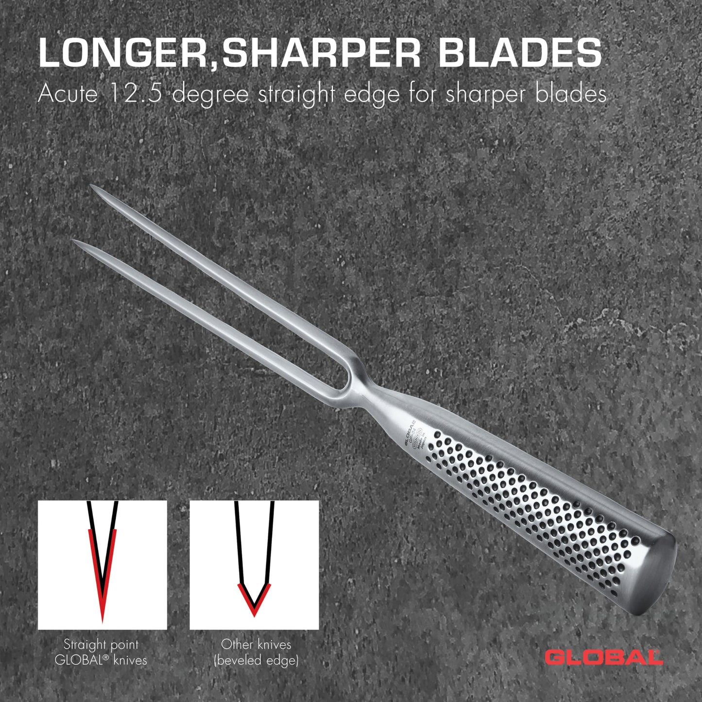 Global GF-24 - Straight Carving Fork