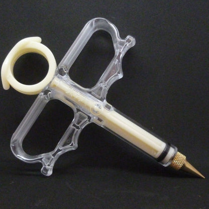 Precision Glue Injector Syringe with 2 nozzles for Tight, Long-Lasting Bonds - Ideal for Woodworking, Automotive, gaskets, Grease, Silver Metal Clay, and More!